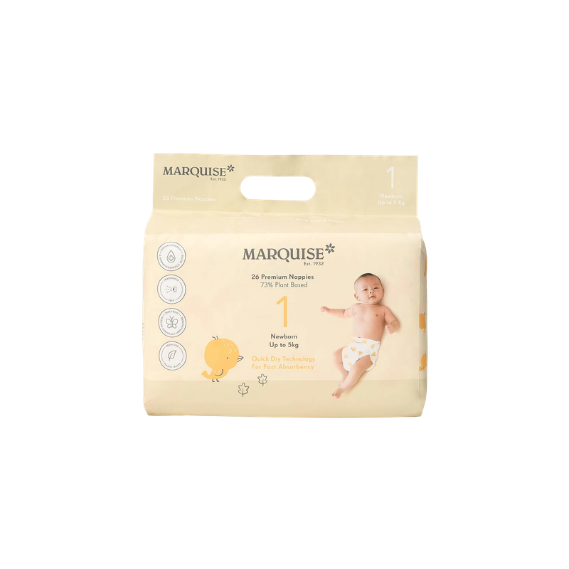 Marquise Newborn Eco Nappies Size 1 (up to 5kg)