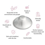 Silver Nursing Cups