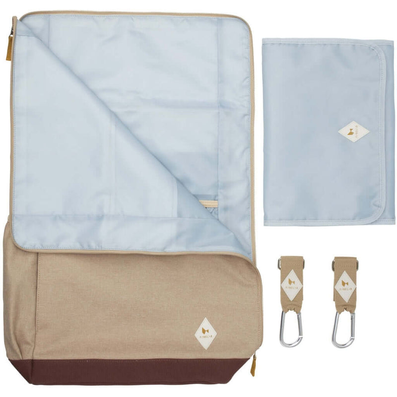 Fabelab On-The-Go Parent Eco Laptop and Baby Backpack - Caramel