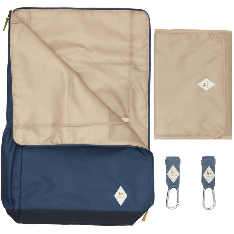 Fabelab On-The-Go Parent Eco Laptop and Baby Backpack - Navy