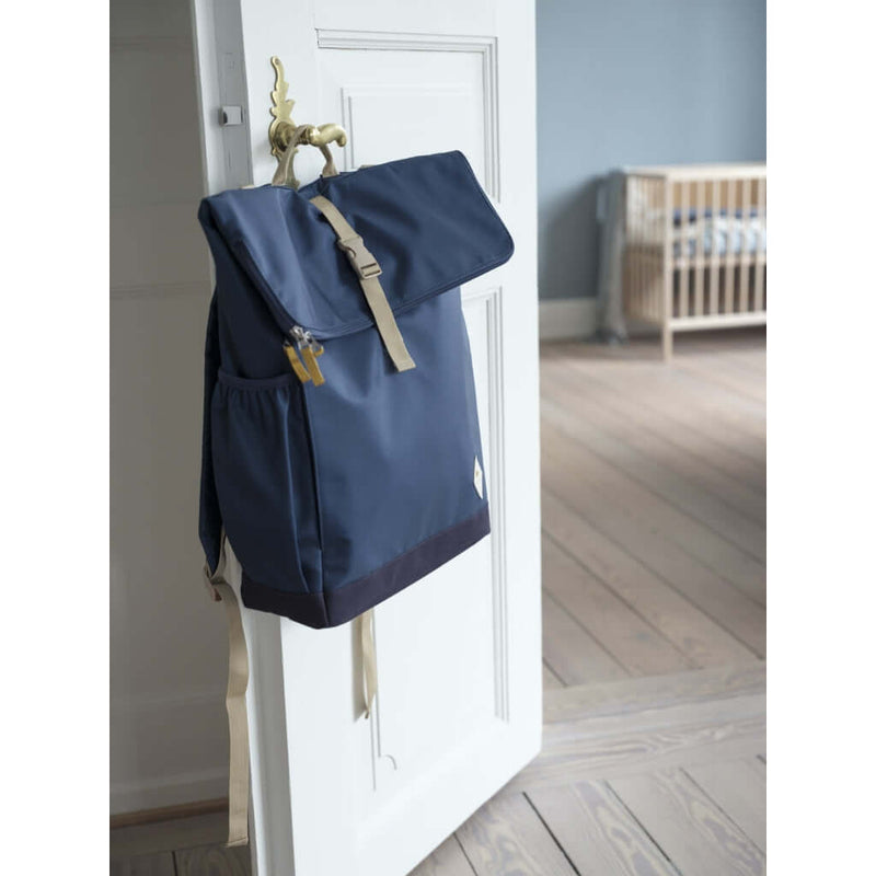 On-The-Go Parent Eco Laptop and Baby Backpack - Navy
