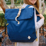 On-The-Go Parent Eco Laptop and Baby Backpack - Navy