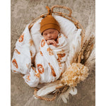 Organic Muslin Wrap - Lion
