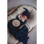 Organic Muslin Wrap - Navy