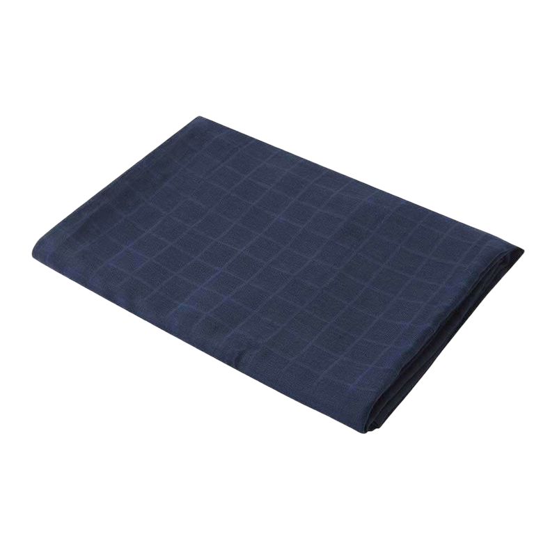 Organic Muslin Wrap - Navy