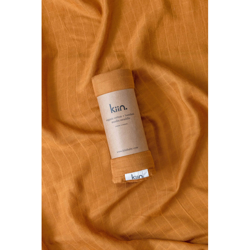 KIIN BABY Organic Swaddle - Caramel