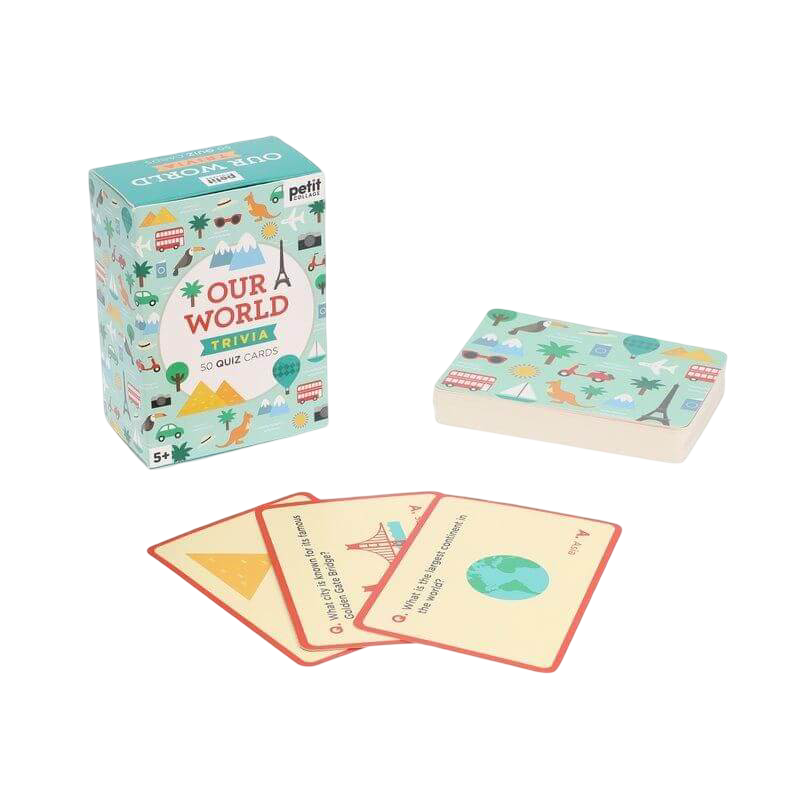 Petit Collage Our World Trivia Cards