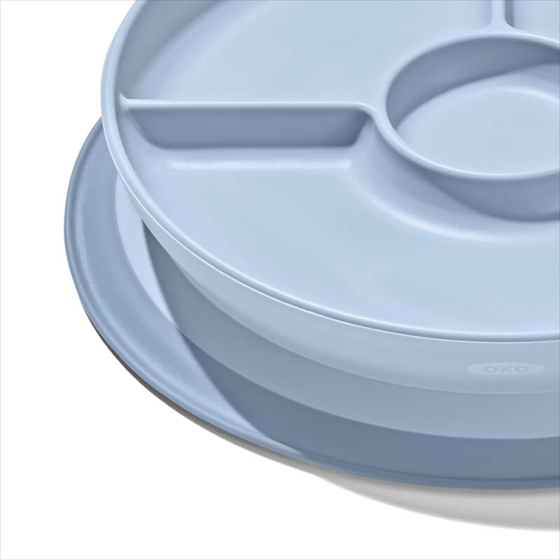 OXO Tot Stick & Stay Suction Divided Plate