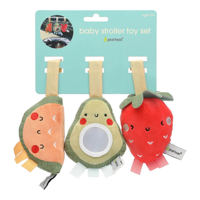 Stroller Toy - Fruit - 3-Pack