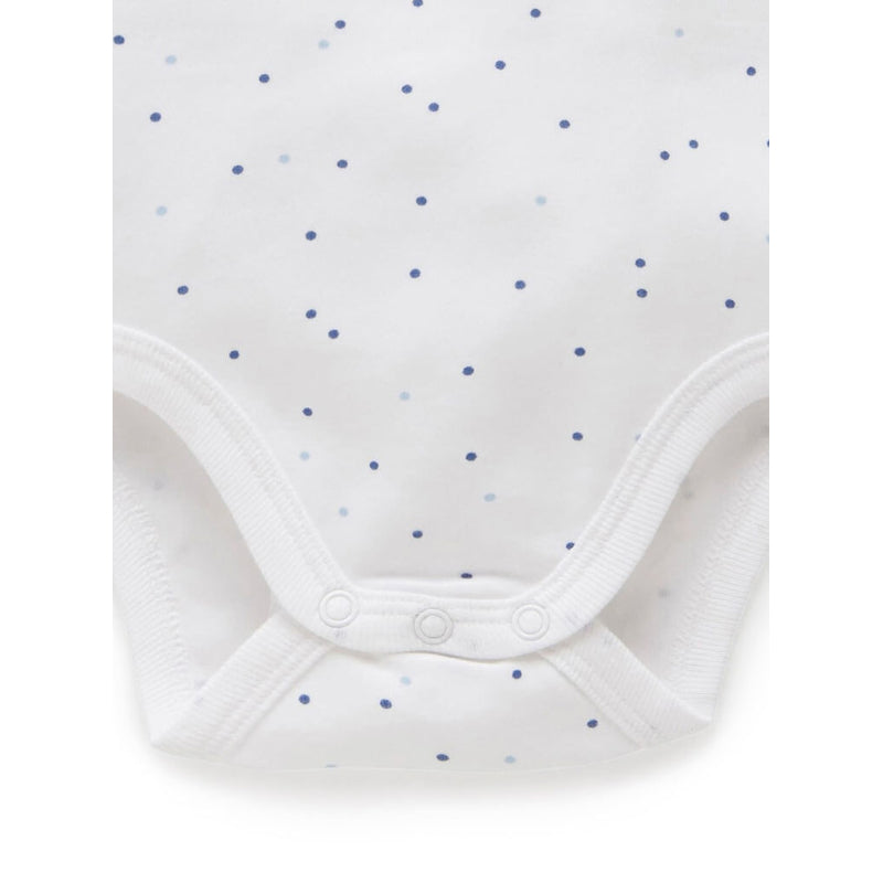 Purebaby 2 Pack Singlet Bodysuit - Pale Blue Pack (0000)