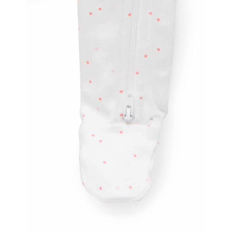 Purebaby 2 Pack Zip Growsuit - Pale Pink Pack (0000)