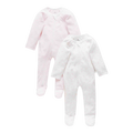2 Pack Zip Growsuit - Pale Pink Pack (0000)
