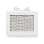 Eyelet Blanket - Pale Grey Melange