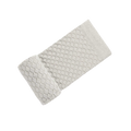 Eyelet Blanket - Pale Grey Melange