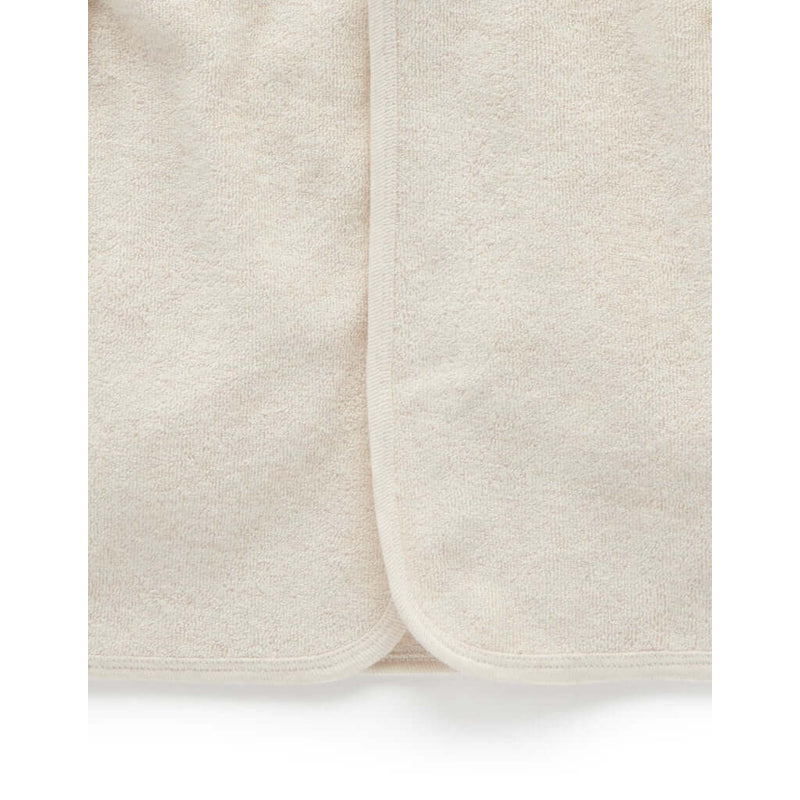 Purebaby Hooded Bathrobe - Wheat Melange Bear (12m-24m)