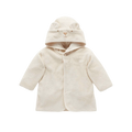 Hooded Bathrobe - Wheat Melange Bear (12m-24m)