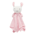 Knitted Rabbit Comforter - Pink