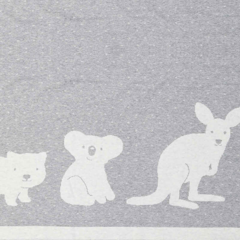 Purebaby Outback Parade Blanket - Australiana Parade Jacquard