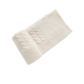 Textured Patchwork Blanket - Wheat Melange
