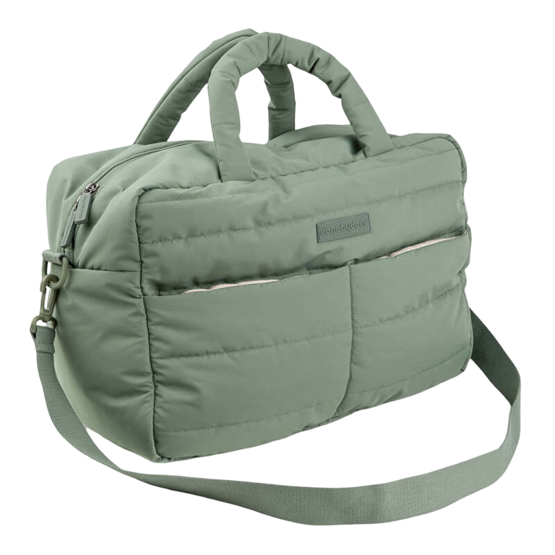 Quilted Changing Bag - Green
