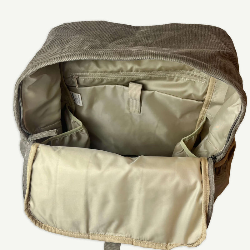Banabae Rad Dad Cord Backpack - Khaki