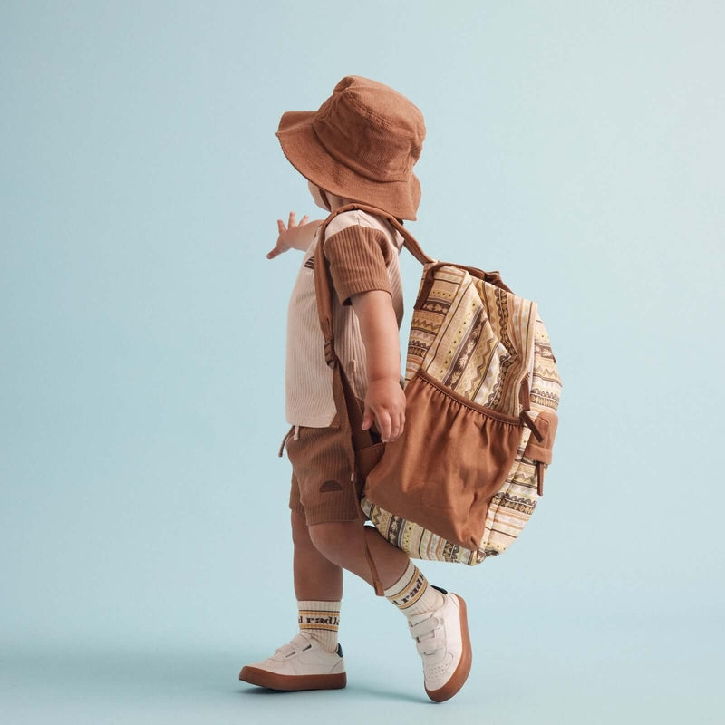 Banabae Rad Kid Cord Bucket Hat - Tan