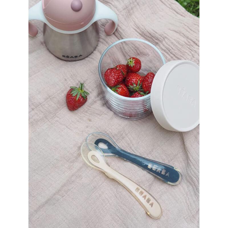 Beaba  2nd Stage Silicone Spoons 4 Pack
