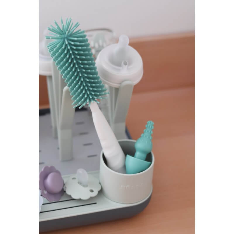 Beaba Silicone Bottle Brush - Sage Green