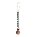 Mushie Silicone Pacifier Clip Halo - Sage