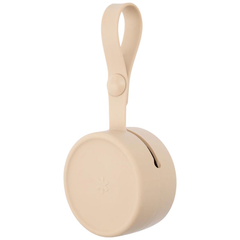 Silicone Soother Holder - Oat