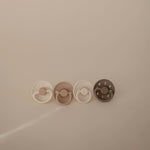 Silicone Soothers 4 Pack - Crystal Sparkle