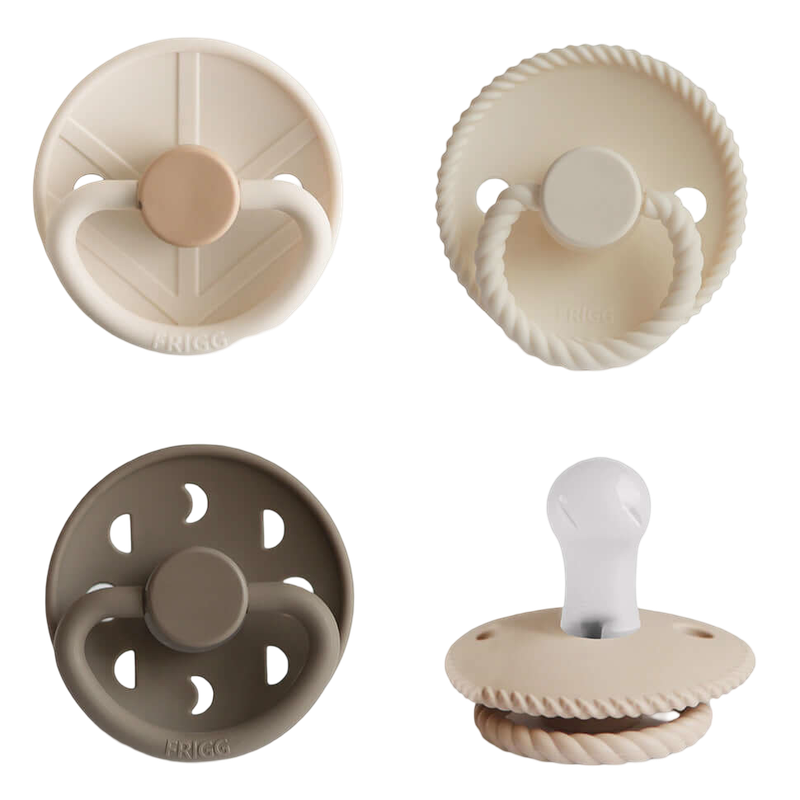 FRIGG Silicone Soothers 4 Pack - Crystal Sparkle