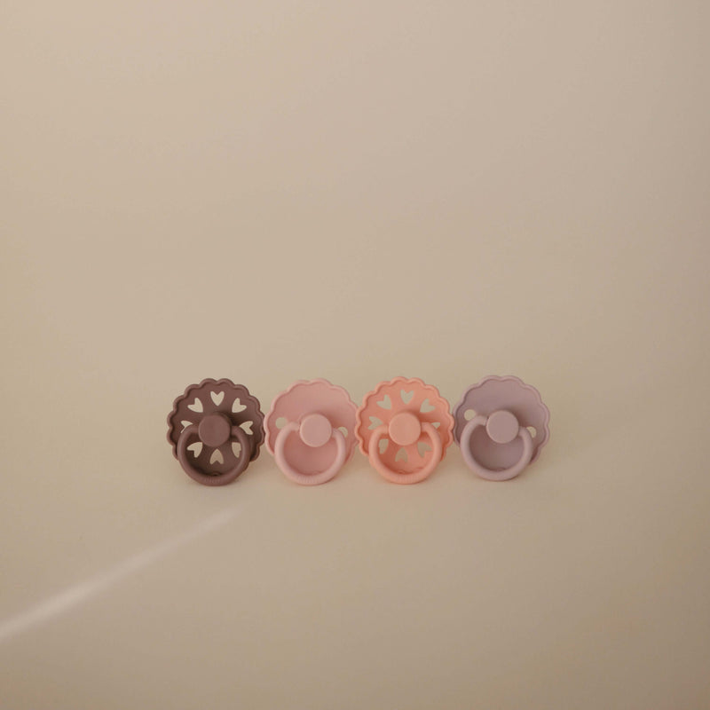 Silicone Soothers 4 Pack - Sunset Bliss