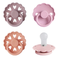Silicone Soothers 4 Pack - Sunset Bliss