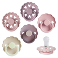 Silicone Soothers 6 Pack - Blooming Love
