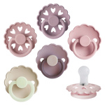 Silicone Soothers 6 Pack - Blooming Love