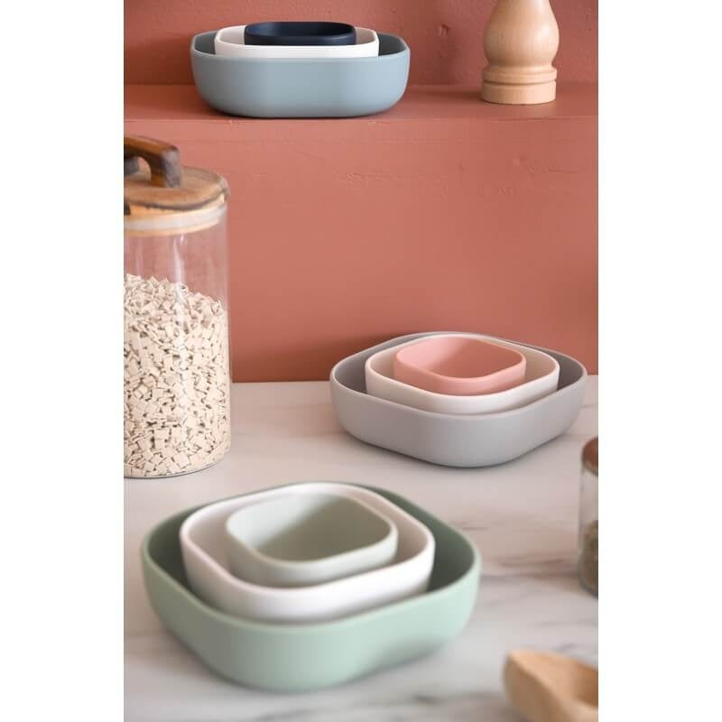 Beaba Silicone Stackable Bowls - Set of 3