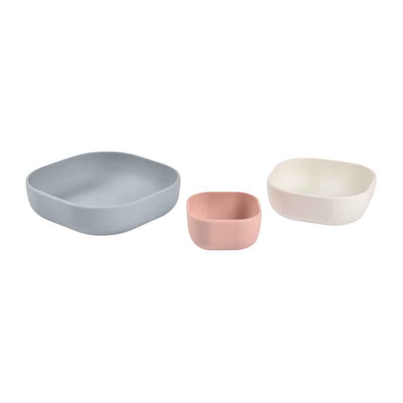 Beaba Silicone Stackable Bowls - Set of 3