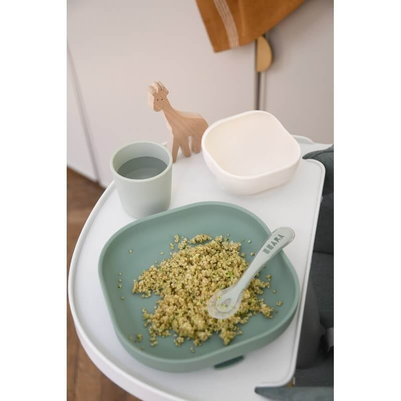 Curved Silicone Suction Meal Set