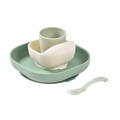 Curved Silicone Suction Meal Set