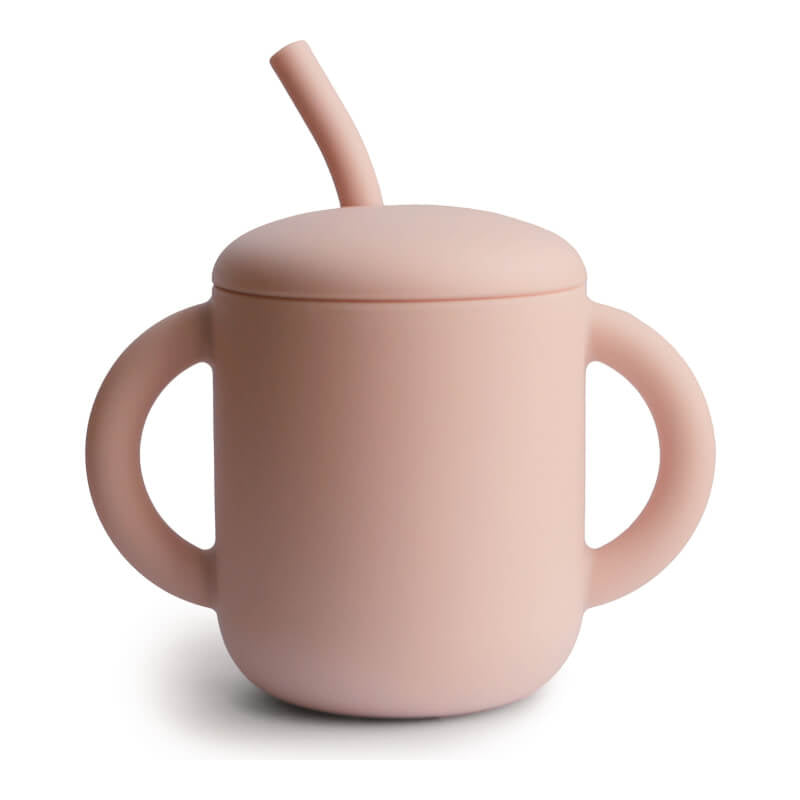 Mushie Silicone Training Cup + Straw