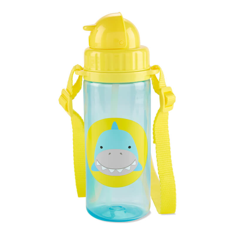 Skip Hop Zoo Straw Bottle with Shoulder Strap