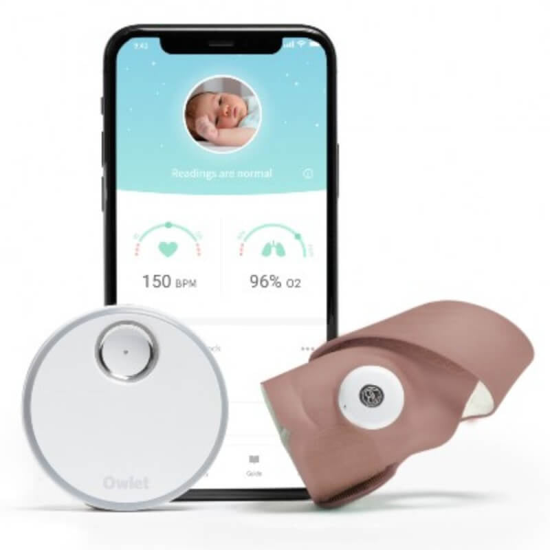 Owlet Smart Sock V3 - Dusty Rose