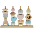 Stacking Abacus - Natural