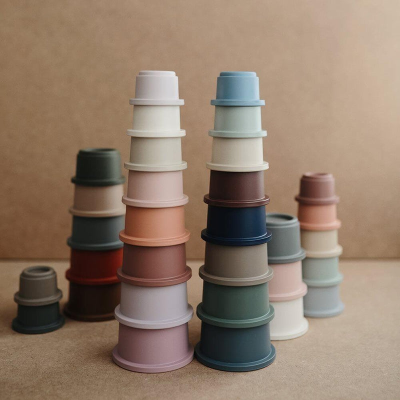 Mushie Stacking Cups Toy - Forest