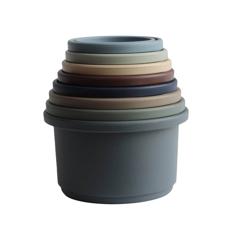 Mushie Stacking Cups Toy - Forest