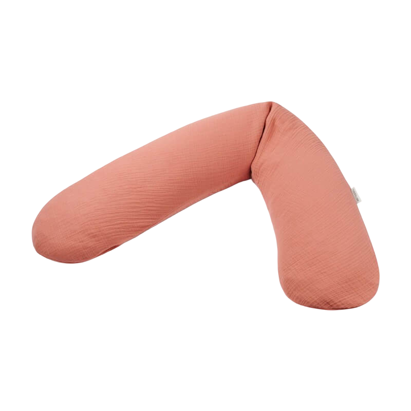 Theraline The Original Maternity and Nursing Pillow - Terracotta Muslin
