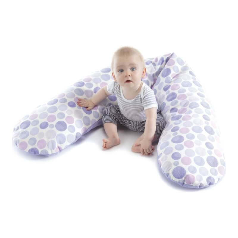 Theraline The Original Maternity and Nursing Pillow - Dancing Leaves Taupe