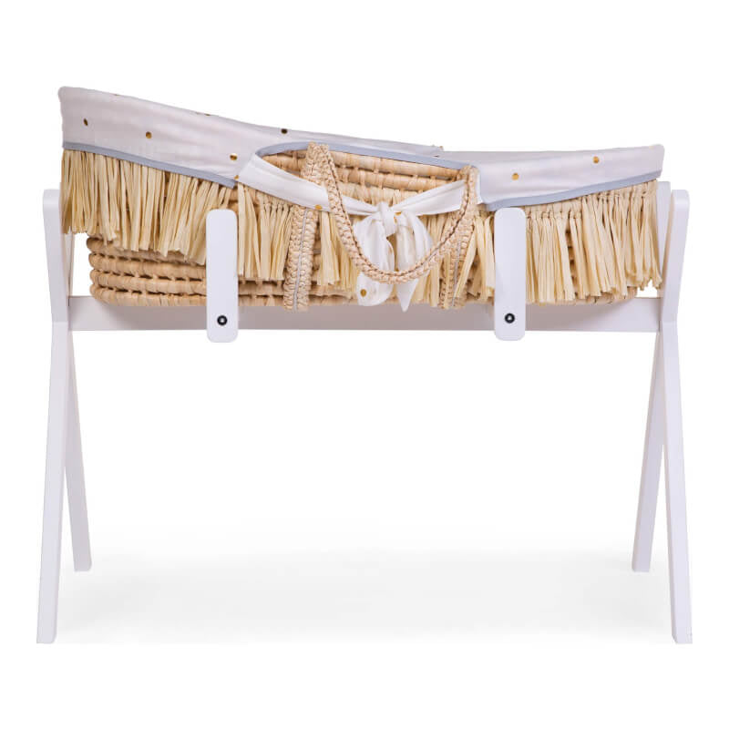Tipi Stand For Moses Basket + Baby Gym - White