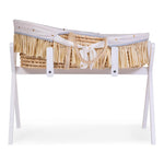 Tipi Stand For Moses Basket + Baby Gym - White